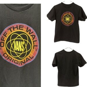 Vans Skater Black Vanatomic Graphic Short Sleeve Tee Youth Large